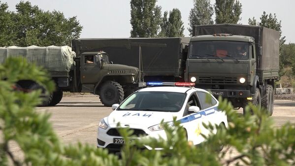 Совместные учения военной полиции и ВАИ в Крыму