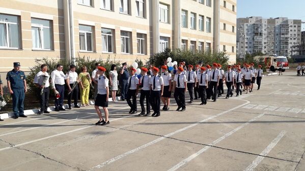 В Симферопольской академической гимназии на торжественной линейке