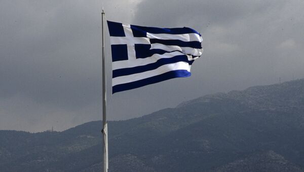 Греческий национальный флаг