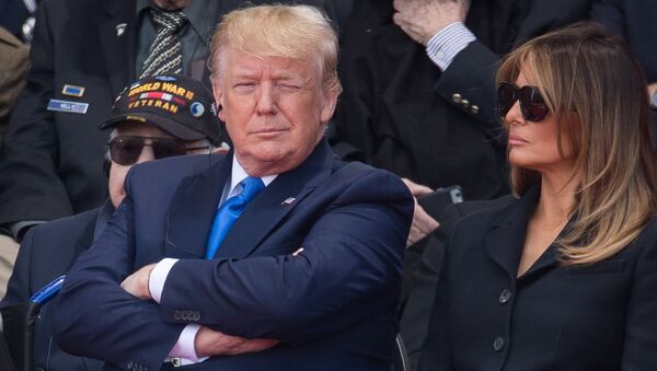 Президент США Дональд Трамп с супругой Меланьей