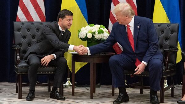 Встреча президента Украины Владимира Зеленского и лидера США Дональда Трампа на 74 сессии Генассамблеи ООН в Нью-Йорке