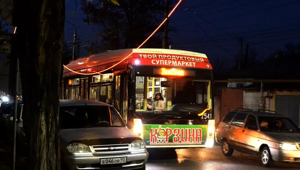 В Симферополе замкнуло троллейбусную линию