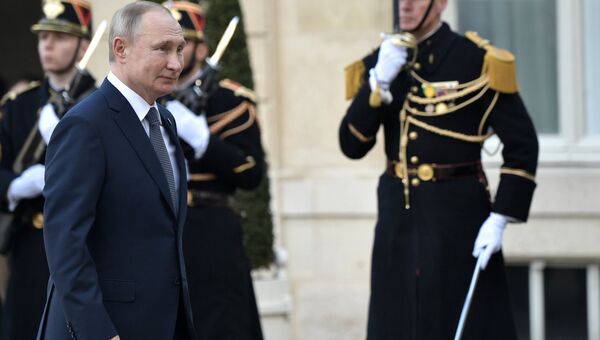 Рабочий визит президента РФ В. Путина во Францию 