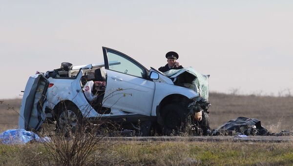 В Крыму в аварии погибла глава администрации Черноморского района