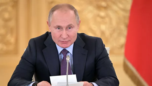 Президент РФ В. Путин провел заседание Совета по развитию гражданского общества и правам человека