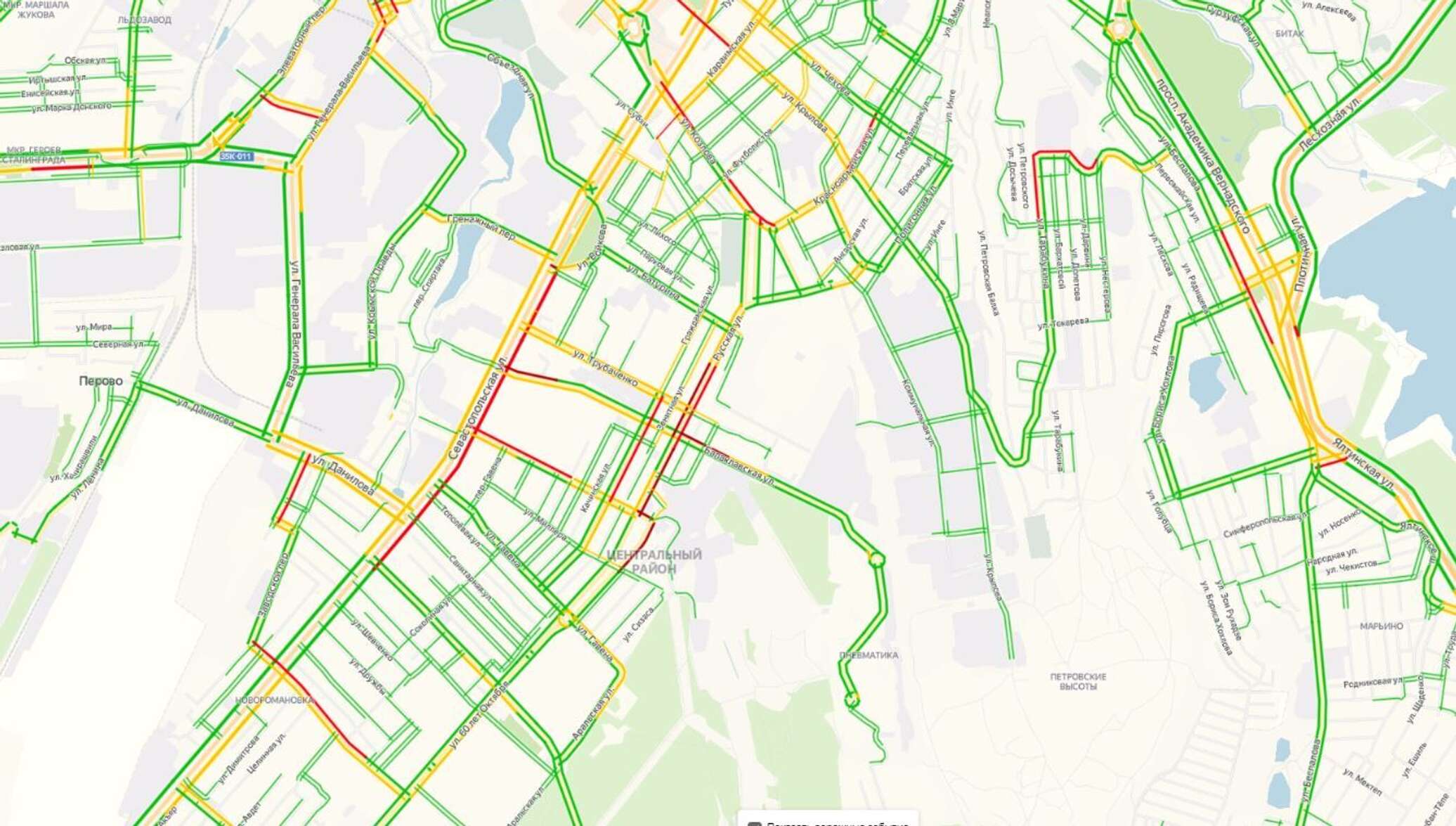 Карта пробок симферополь