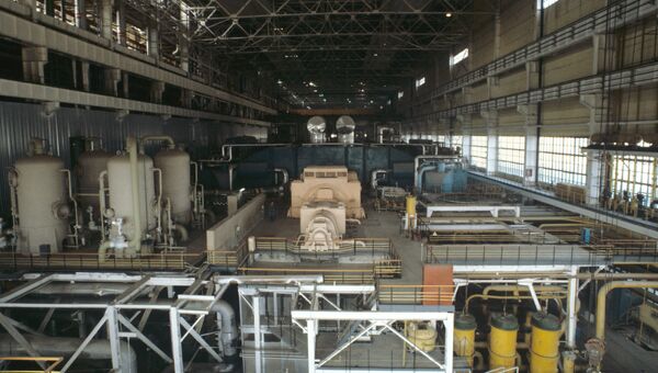 Машинный зал Южно-Украинской атомной электростанции