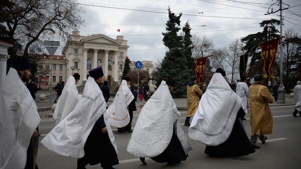 Традиционный рождественский Крестный ход в Севастополе