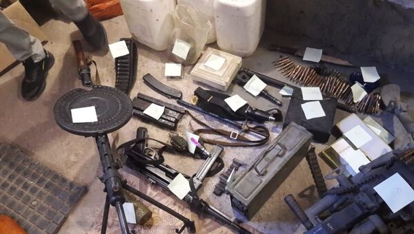 Что нашли на складе оружия в Севастополе - оперативное видео
