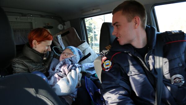 Симферопольские полицейские исполнили мечту тяжело больного ребенка