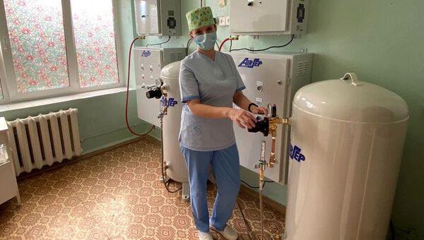 В пульмонологическом отделении Симферопольской клинической больницы установлены концентраторы кислорода