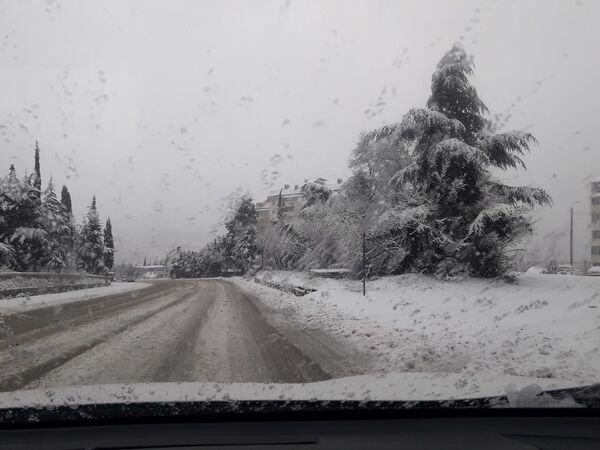 В Ялте выпал первый снег