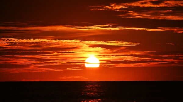 Закат над Лаккадивским морем