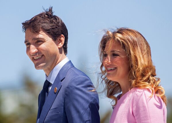 Премьер-министр Канады Джастин Трюдо с супругой Софией