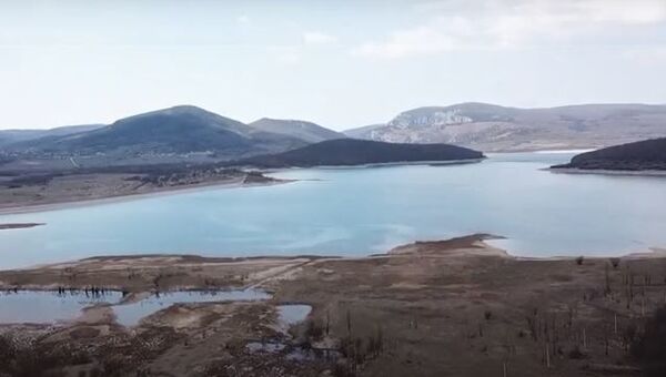 Видео_полет на Чернореченским водохранилищем