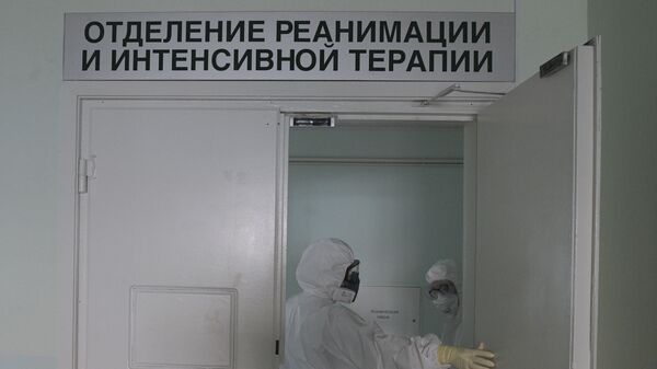 Госпиталь COVID-19 в больнице № 122 им. Л. Г. Соколова