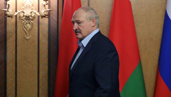 Встреча президента РФ В. Путина с президентом Белоруссии А. Лукашенко 