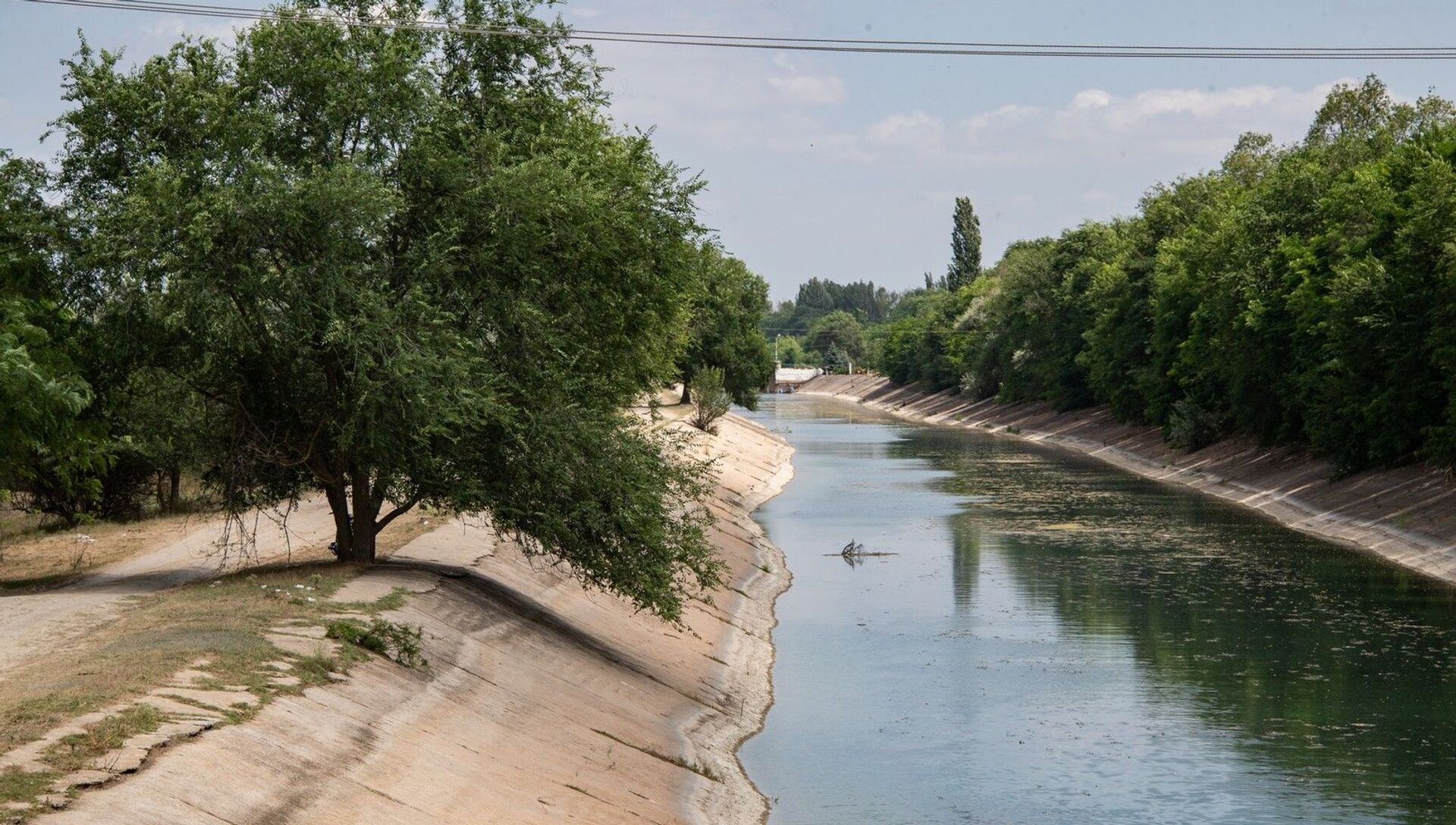 Северо-крымский канал с водой - РИА Новости, 1920, 06.06.2021