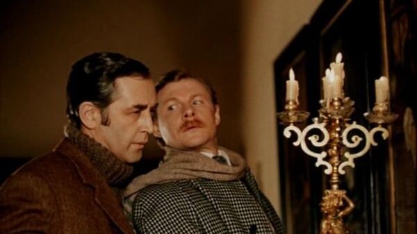 Кадр из фильма Приключения Шерлока Холмса и доктора Ватсона: Собака Баскервилей (1981)