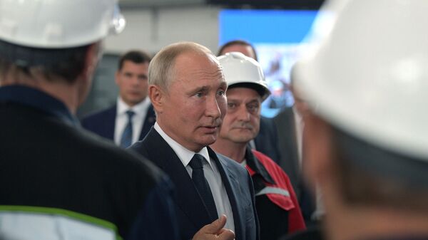 Рабочая поездка президента РФ В. Путина в Республику Крым