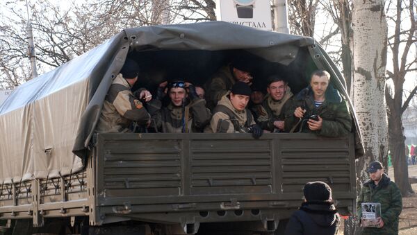 День защитника отечества в Донецке