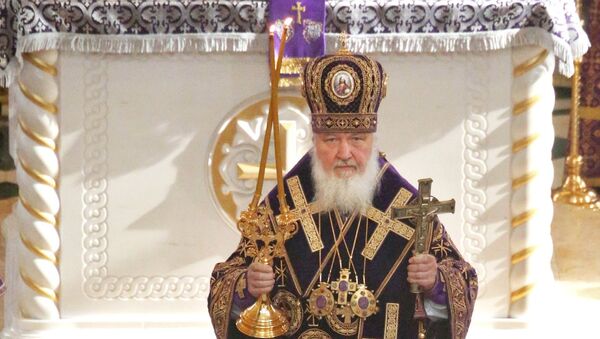 Патриарх Кирилл провел божественную литургию
