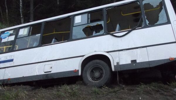 Автобус попал в ДТП в Ленинградской области
