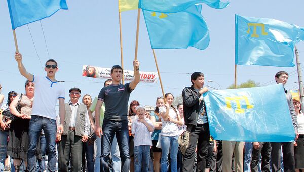Митинг крымских татар. Архивное фото